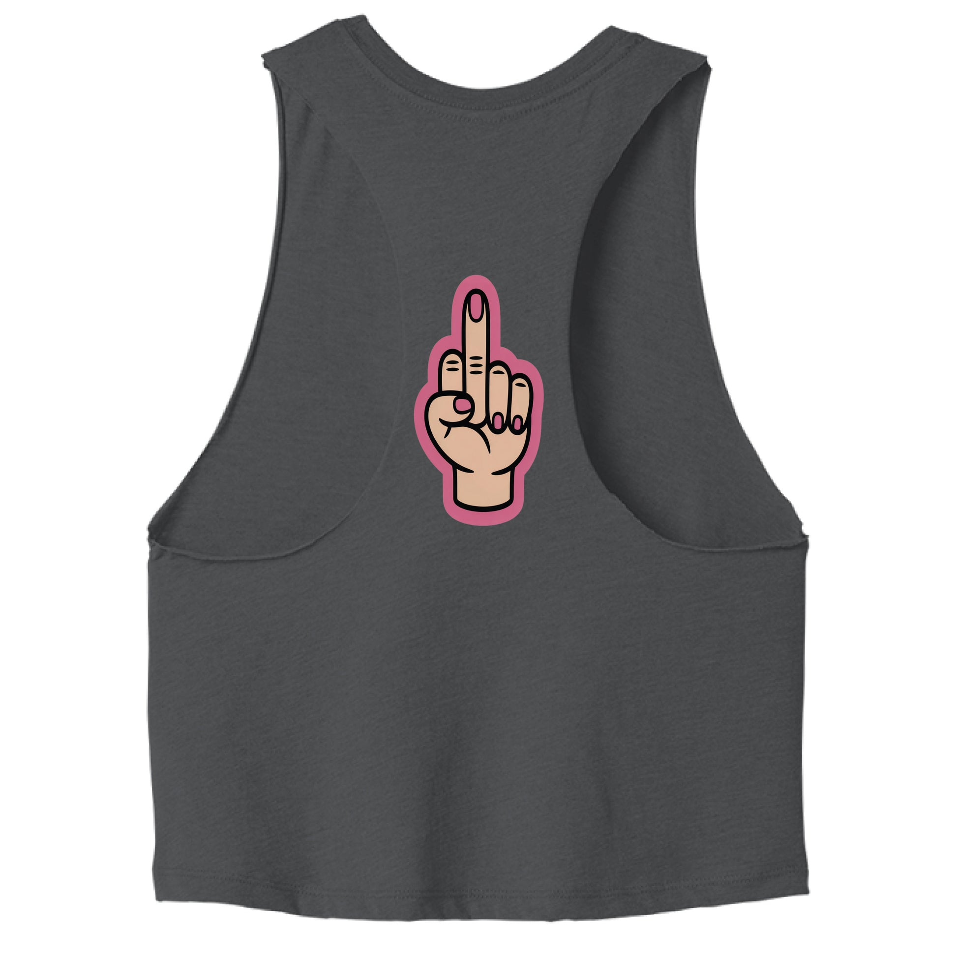 DARK GRY HEATHER - BACK