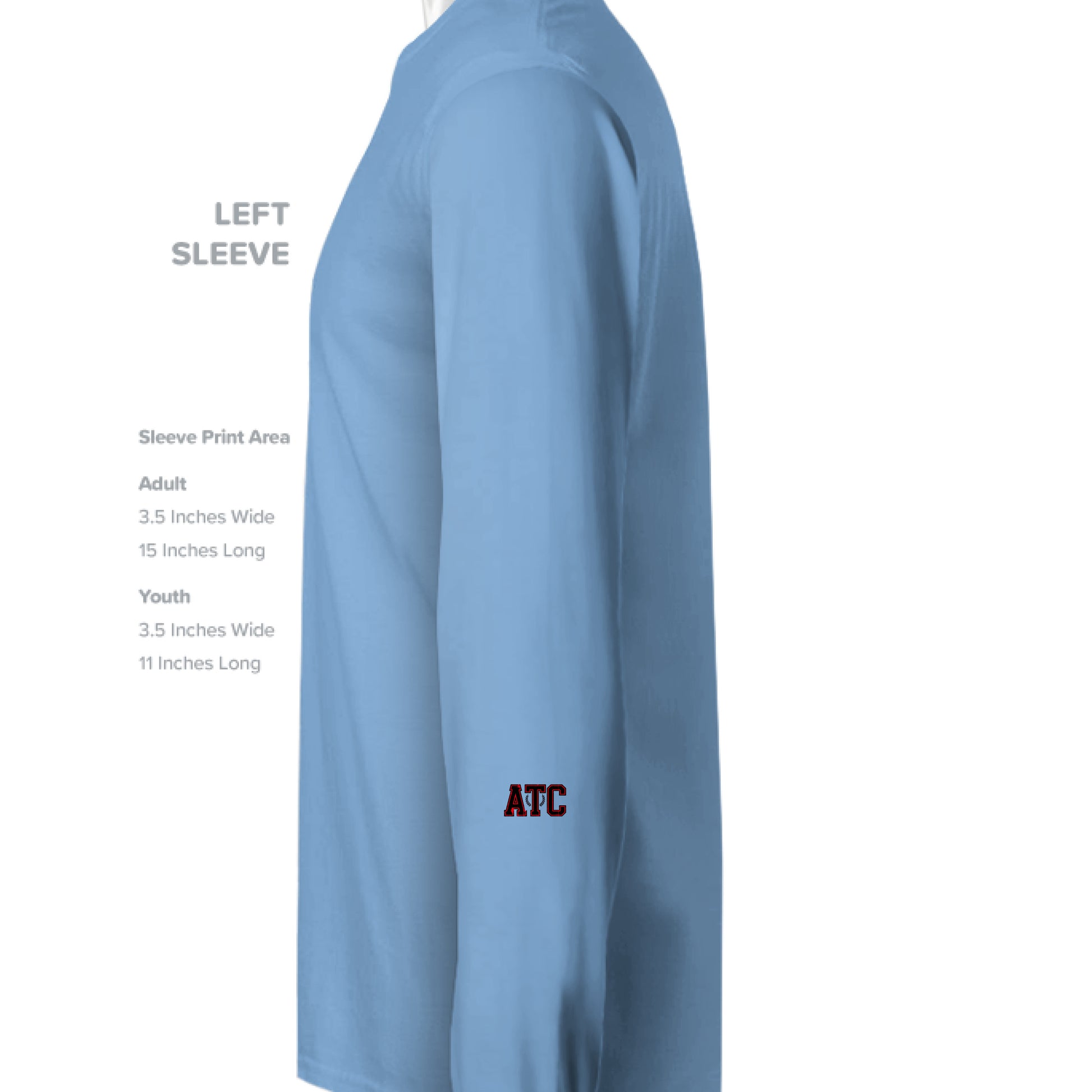 CAROLINA BLUE - SLEEVE_LEFT