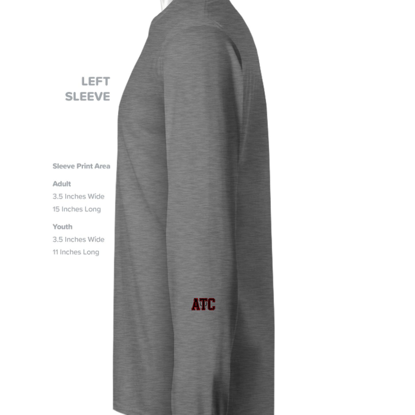 GRAPHITE HEATHER - SLEEVE_LEFT